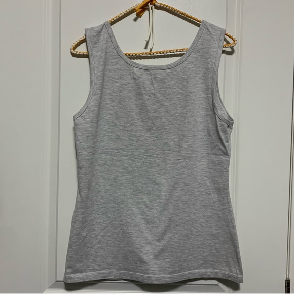 Women's plain gray tank top - Picture 2 of 2